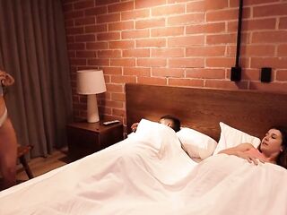 This large booty teenage stepdaughter who always loves to share a couch with her stepfather.