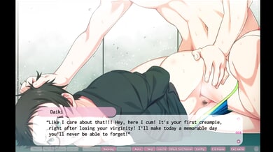 Anime slut gets trapped in a hentai game dungeon and is tied up with strapon fucked by a masked dominatrix