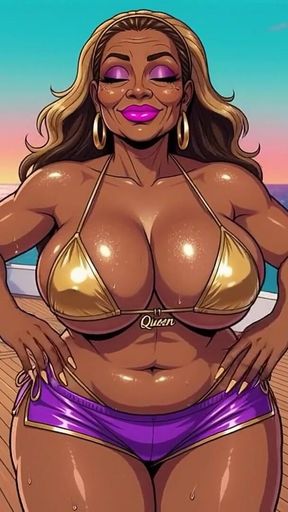 Sexy Black Women in Bikinis