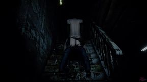 Lady D Staircase Cockriding