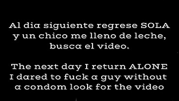 primer dia en las cabinas juarez, fui con mi esposo y un tipo me follo por el gloryhole