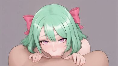 AI Generated - Kawaii Turquoise Neko Deepthroat Queen & Doggy Style Overload