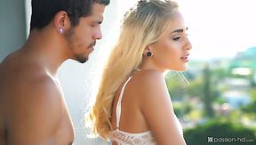 Awesome passionate missionary fuck with gorgeous blondie called Naomi Woods