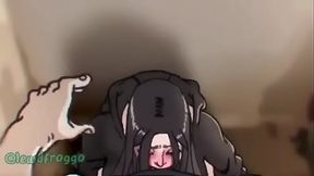 Gotica peituda mamando gostoso-lewd froggo