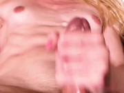 Amateur Cumshot after 3hrs of edging - Sasha de Sade British TS