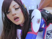Rainbowslut D.VA Cosplay Anal Ambush Teaser
