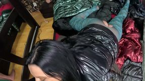 Several Shiny Down-jackets Used for Fucking and Masturbating 267- Preview