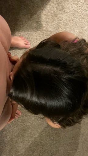 Sausage and cream for breakfast👅