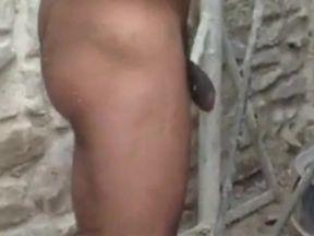 Bearded Frenchman Plows Arab Outdoors