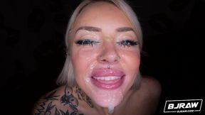 bjraw nichole saphir gets glazed