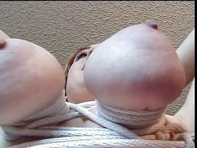 Hottie with big naturals gets her tits teased