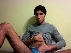 Hot hairy young athletic boys getting chest rub gay first