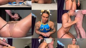 Chun Li, Dominated by Dick?: Face Fucking, Bondage, Missionary & Cumshot