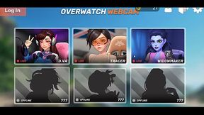 Overwatch Webcam [ Parody Hentai Game ] Ep.3 Widowmaker BBC pussy pounding !