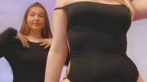 striptease couple ass