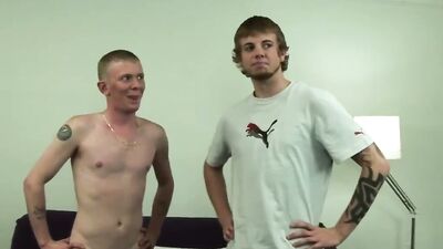 Two horny Russian guys are having 69 oral sex on the camera