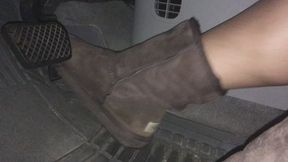 Car Cranking in Brown Uggs