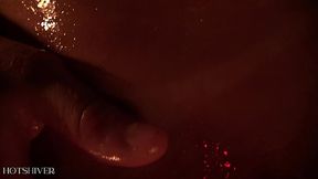 Threesome sex by candlelight