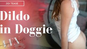 JOI Purple Lingerie Doggie Dildo Fuck - 426