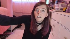 POV Trans Stepsis Collars You Sissyfies with Pig Vibe Gushes Cum Doll