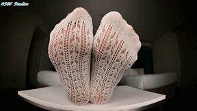 Heather's dirty patterned socks- MOV