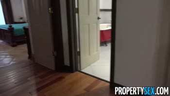 Mom's Real Estate Secret: Busty Redhead Gets POV Hard Core