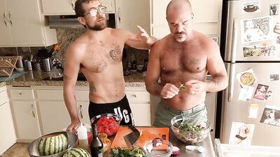 Jack Dyer Tosses Jay Austin's Salad: Figuratively and LIterally