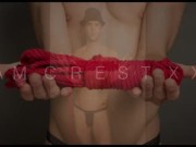 Cam Crest in a Bondage Slideshow