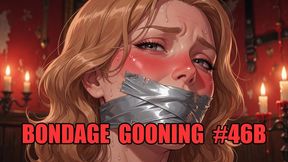 Bondage Gooning #46B: Leather Mistress Tape Dominion Goon State (Animated)