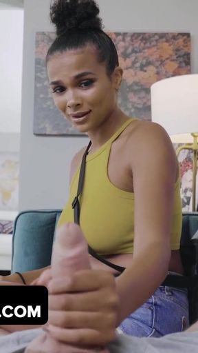 Powerful moment from &quot;Man of The House Annoyed by His Bratty Step-Daughter Alina Ali - DadCrush&quot;