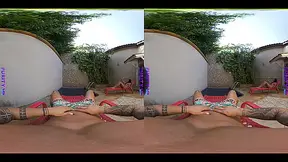 Amateur couple enjoys public pool sex with POV perspective