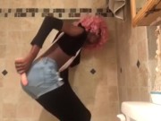 Femboy Fun With Dildo And Wedgies