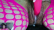 Horny Latina Milf LunaXscorpia Drips Thick White Cream On Pink Dildo Watching Porn