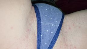 My sister-in-law in panties plays with me