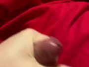 First video of 2021 me wanking my hard cock and cuming hard