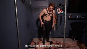 being a foot and urinal slave