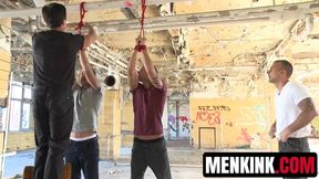 Edge training the Visconti triplets Jason and Jimmy with youngest Joey