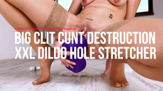 Big Clit Cunt Destruction XXL Dildo Hole Stretcher (ES860)