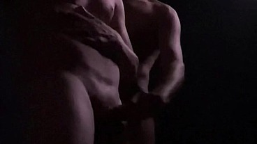 I was filming myself jerking off alone in a mixed bathhouse when a cute twink came and gave a helping hand