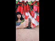 INDIAN TREASURE SEDUCES WITH RAW HANDJOB FIRE