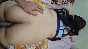 Bua Aunty Anal Fucked Hard in Doggystyle