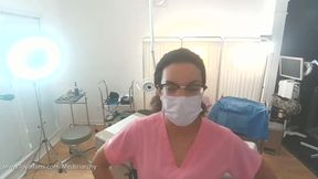 BTS Behind the scenes DOuble Domme Dr S Supreme & Nurse sounding & **** of subject patient pincushion