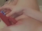 Lexxxi Taylor getting SOAKED by her vibrator