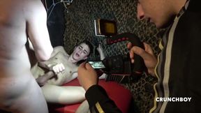 French actor fucking in Madrid in a gangbang porn shoot