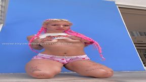 Step-Bro Catches Me Stripping Outside POV