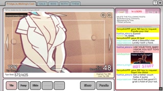 Nicole Risky Job [Hentai game ] Ep.4 the camgirl masturbated while looking at her tits