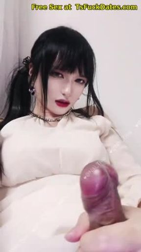 Incredible Hot Shemale Jizz Explosion 15