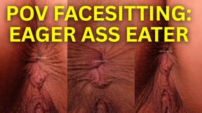 POV FACESITTING - EAGER ASS EATER ASSHOLE FETISH - Sofie Skye - HD MP4