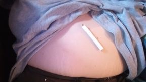 Watch my belly move and suck in as I smoke my rollies ? ?. Lots of heavy breathing and of course coughing with a nice gag at the end ?. Cum watch!