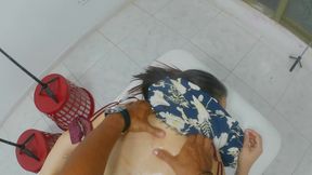 Cheating Operated Stepmom Being Touched by Perverted Masseuse